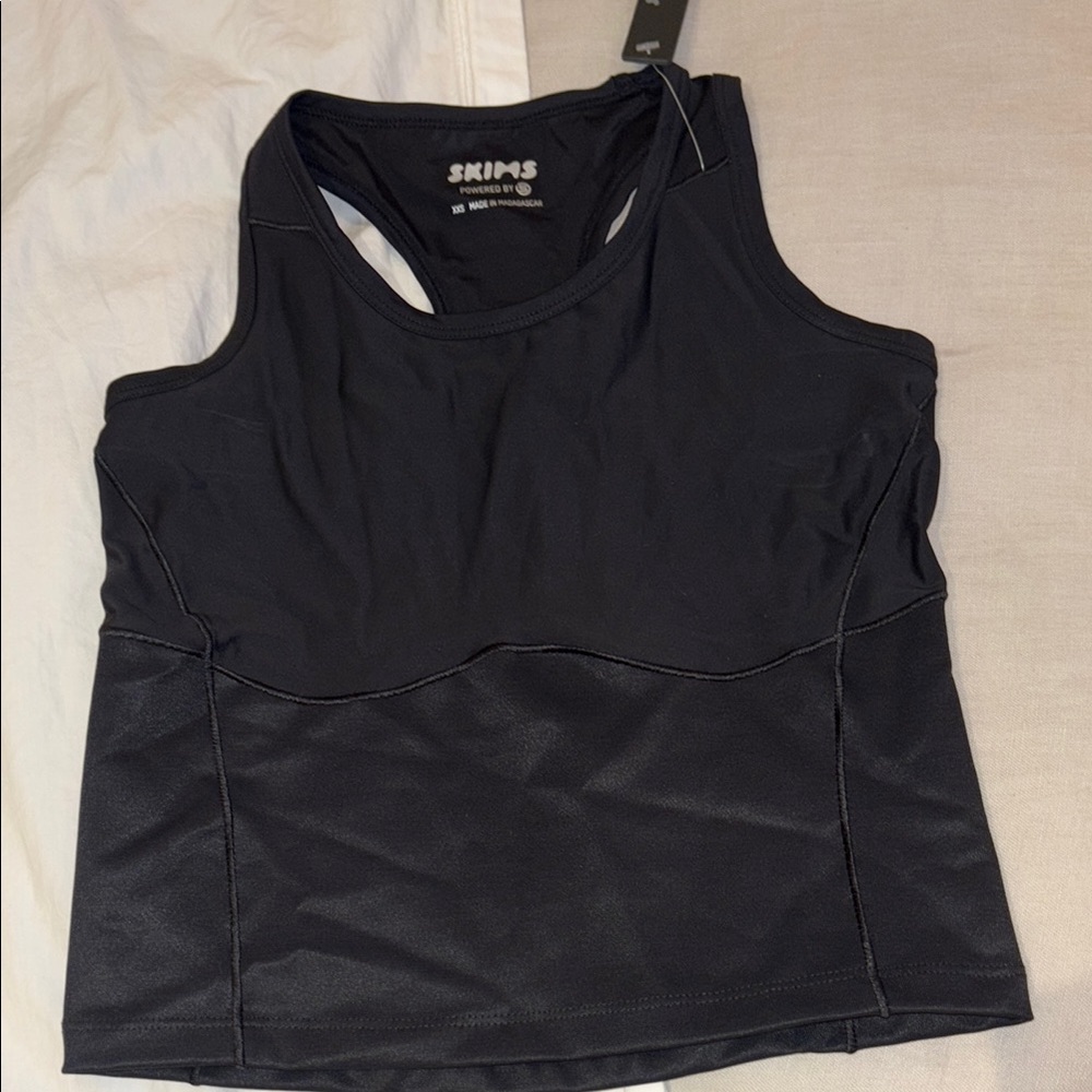 Skims Black Tank Top